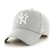 Czapka z daszkiem 47 Brand New York Yankees Snapback MVP jasna szara