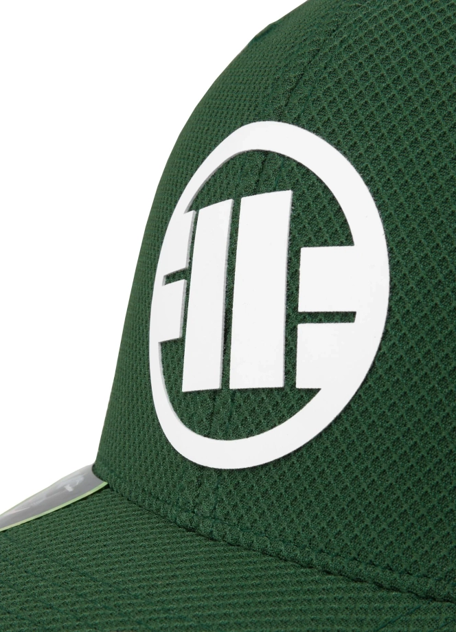 Czapka z daszkiem Snapback Pit Bull Hybrid Logo zielona