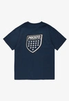 Koszulka męska t-shirt Prosto Big Shield granatowa