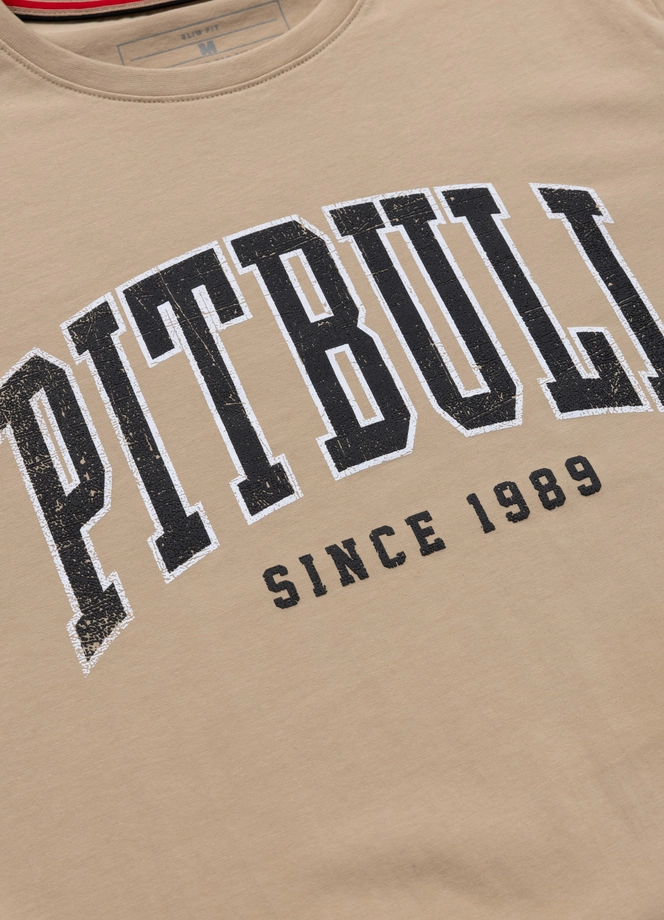 Koszulka męska T-Shirt Pitbull West Coast Norton beżowa