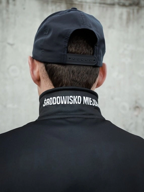 Spodnie dresowe męskie Środowisko Miejskie Laur Poliester czarno/żółte