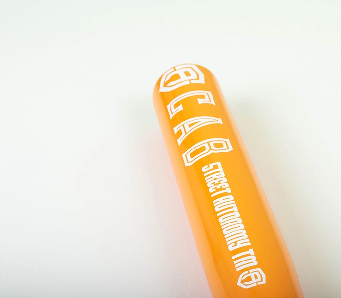 Kij bejsbolowy drewniany Street Autonomy ACAB pomarańczowy DRUGI GATUNEK