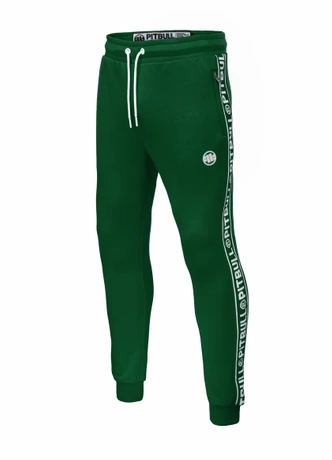 Spodnie dresowe męskie Pit Bull Tape Logo 24 Pit Bull Track Pants zielone