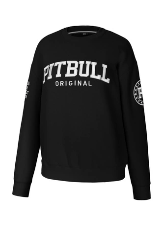 Bluza damska oversize Pitbull Pit Bull Tyrian crewneck czarna