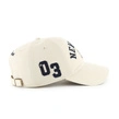 Czapka z daszkiem 47 Brand New York Yankees Cooperstown Sandstorm Clean Up kremowo/granatowa
