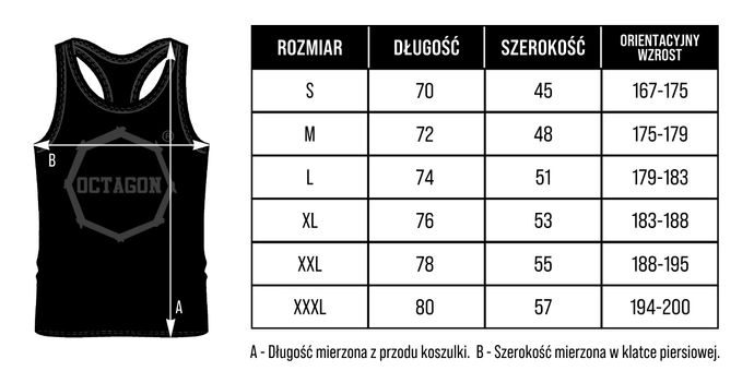 Koszulka męska tank top Legion Octagon Unique biała