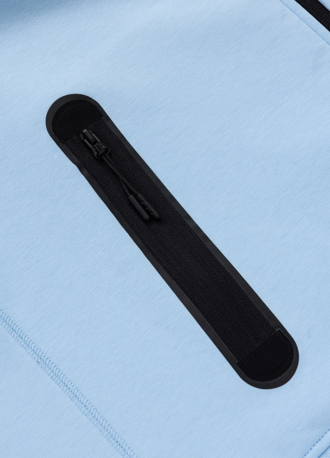 Bluza męska rozpinana z kapturem Pit Bull Dogwood 25 ZIP jasno niebieska