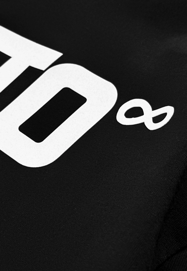 Koszulka męska t-shirt oversize Prosto Big Log Infinity czarna