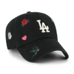 Czapka z daszkiem 47 Brand Los Angeles Dodgers Multi Scatter Clean Up czarna
