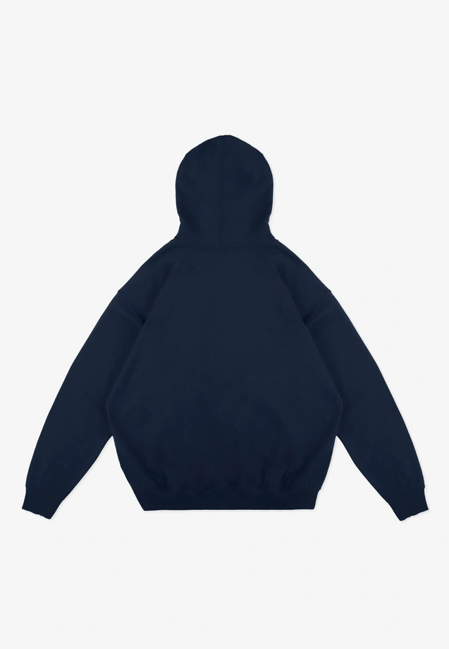 Bluza męska z kapturem oversize Prosto Chicago granatowa