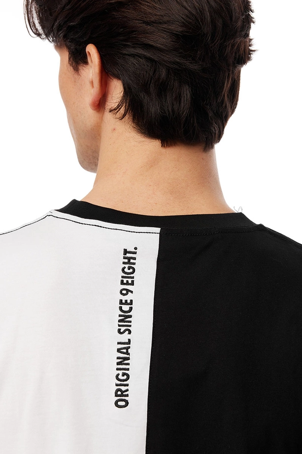 Koszulka męska t-shirt Mass Dnm Tony czarno/biała