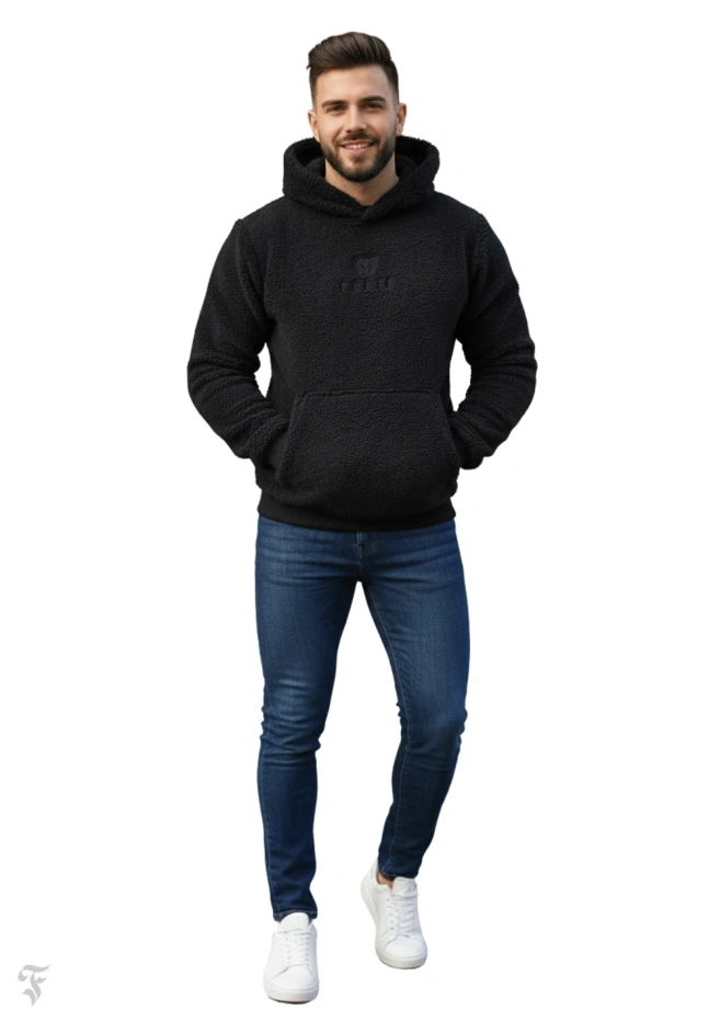 Bluza męska z kapturem Furia Elite Bukla czarna