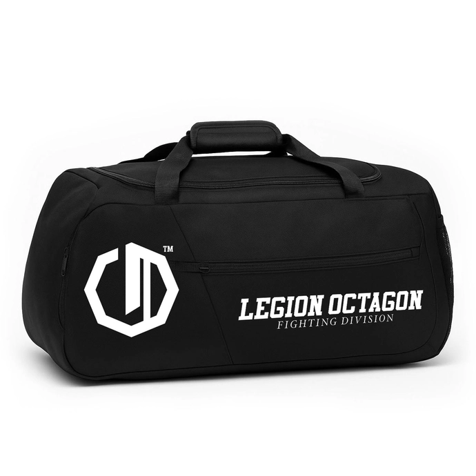 Torba sportowa z funkcją plecaka Legion Octagon Fighting Division czarna