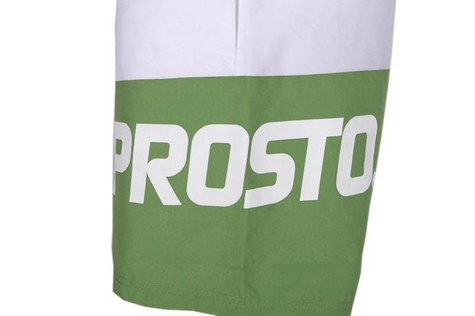 Spodenki Prosto Klasyk Shorts Ches white/light green