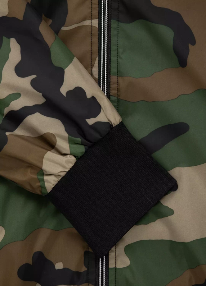 Kurtka męska wiosenna przejściowa Pit Bull Athletic Hilltop Nylon Jacket wiatrówka zielone camo