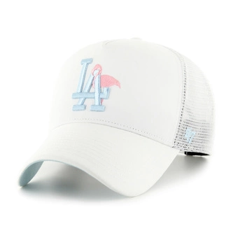 Czapka z daszkiem 47 Brand Trucker Los Angeles Dodgers White Icon Mesh biała