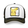 Czapka z daszkiem Capslab Pokemon Pikachu biało/czarna