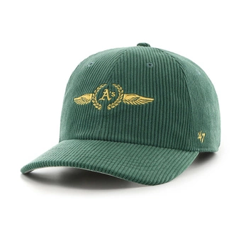 Czapka z daszkiem 47 Brand Oakland Athletics Dark Green Sky High Clean Up ciemno zielona