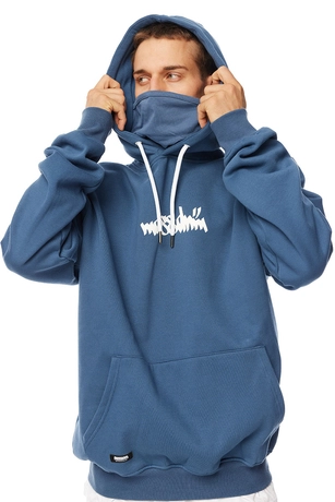 Bluza męska z kapturem Mass Dnm Nostalgia. Angel niebieska