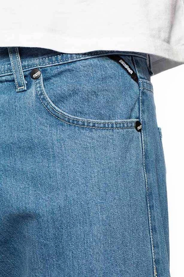 Spodnie męskie Mass Denim Base Jeans Regular niebieskie