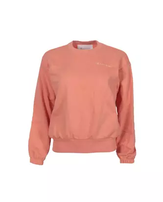 Bluza damska Champion Smalllog crewneck pomarańcz