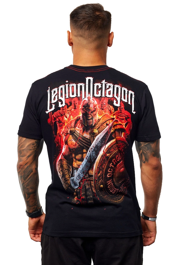 Koszulka męska T-shirt Octagon Legion czarna