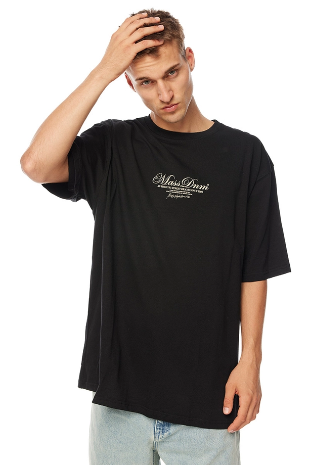 Koszulka męska t-shirt Mass Dnm Authentic czarna