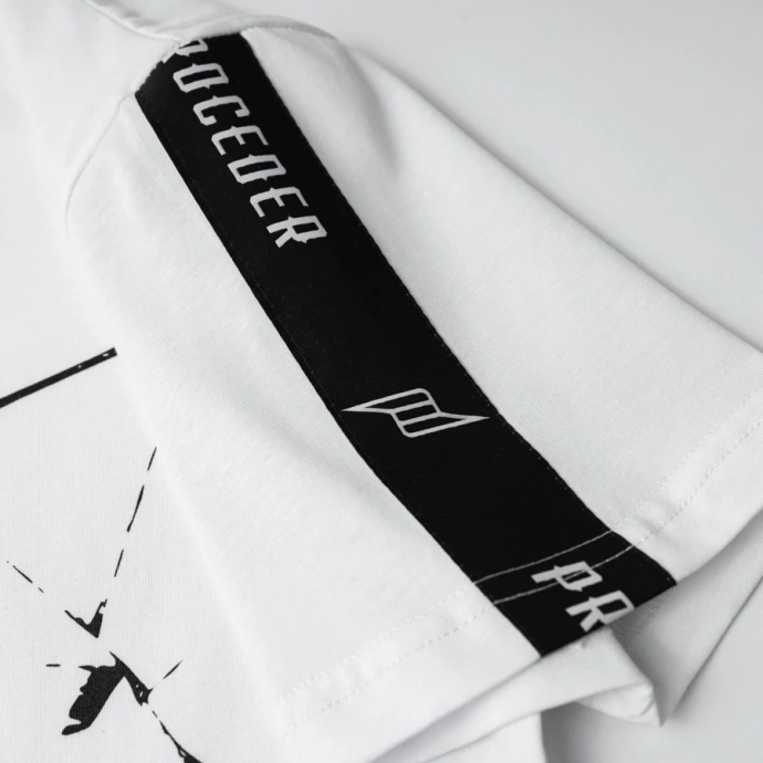 Koszulka męska T-shirt Chada Proceder Torn Tape biała