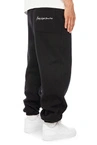 Spodnie dresowe męskie Baggy Mass DNM Authentic czarne