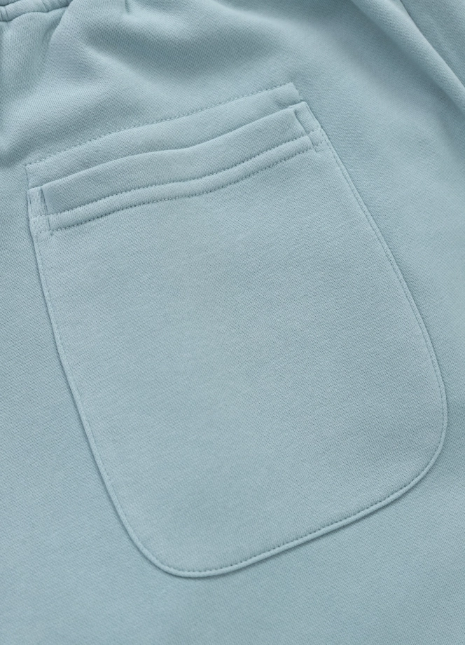 Komplet dresowy krótki Pitbull Pit Bull Lancaster 2 Washed jasno niebieski