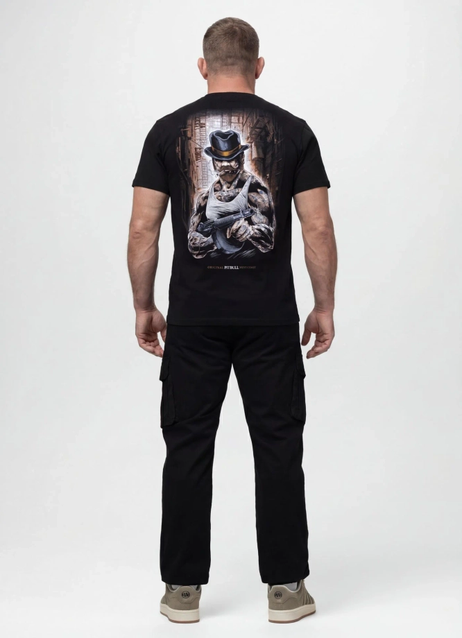 Koszulka męska T-Shirt Pit Bull Hatter czarna