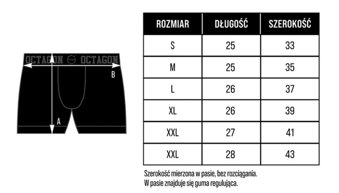 Bokserki męskie Octagon 3Pack white