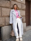 Płaszcz damski Olavoga BECKY szary
