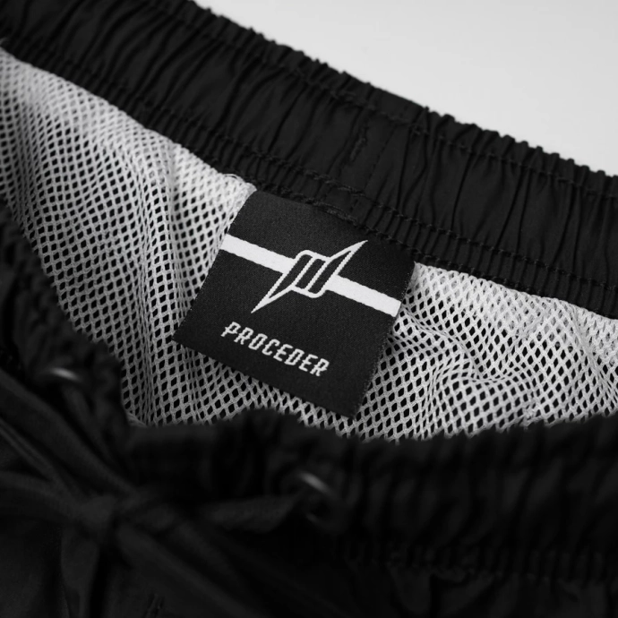 Spodenki męskie kąpielowe Chada Proceder Kastet Logo czarne