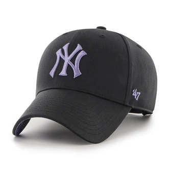 Czapka z daszkiem 47 Brand New York Yankees Black Enamel Twist Under czarna