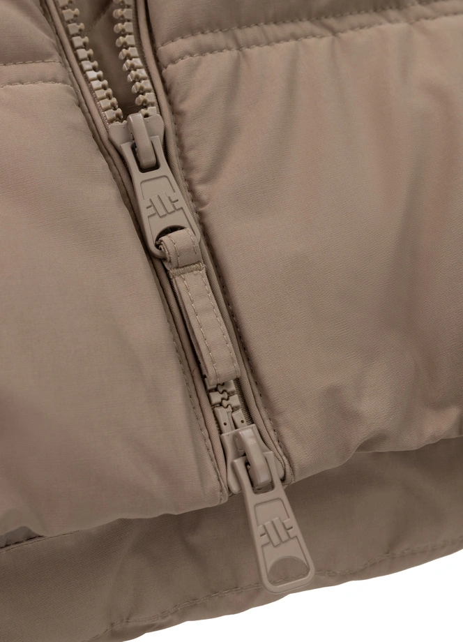 Kurtka zimowa męska Pit Bull Duncan Hooded Jacket beżowa
