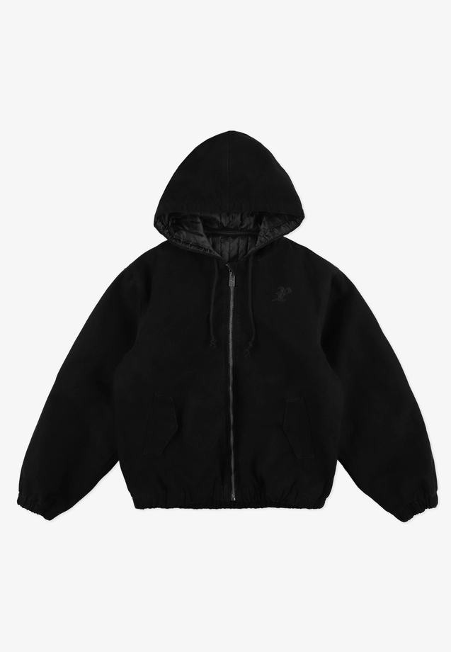 Kurtka męska przejściowa Prosto Padded sprany czarny