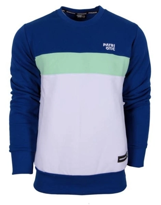 Bluza Patriotic CLS mini crewneck white/blue