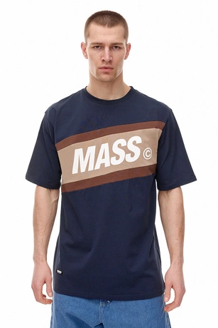 Koszulka męska t-shirt Mass Dnm Rust granatowa