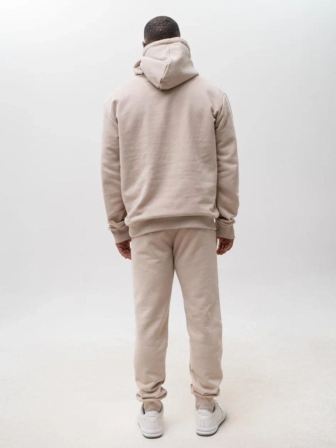 Komplet dresowy męski Jigga Wear Small Written Tag beżowy