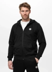 Bluza męska rozpinana z kapturem Pitbull Small Logo Nugget czarna