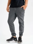 Spodnie męskie Jogger Jeans Jigga Wear Crown szare