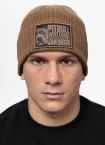 Czapka zimowa Pit Bull Beanie Silvas Blood Dog brązowa
