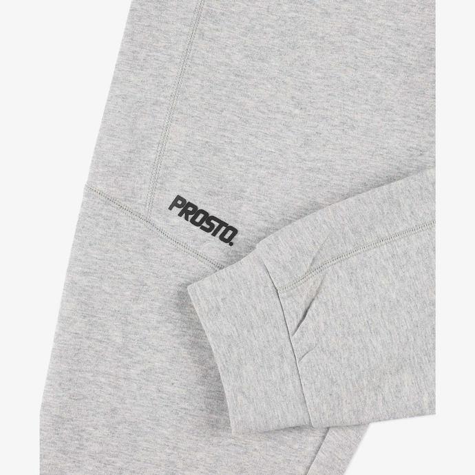 Spodnie dresowe męskie Tech Prosto Klasyk Iog szare