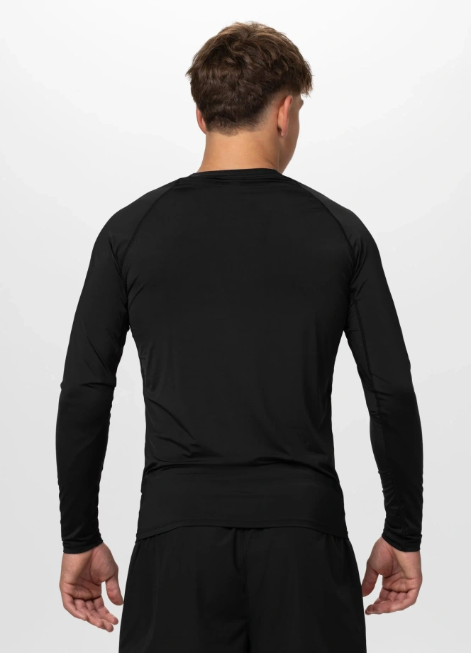 Koszulka męska Longsleeve Pit Bull Performance Pro+ Runway czarna