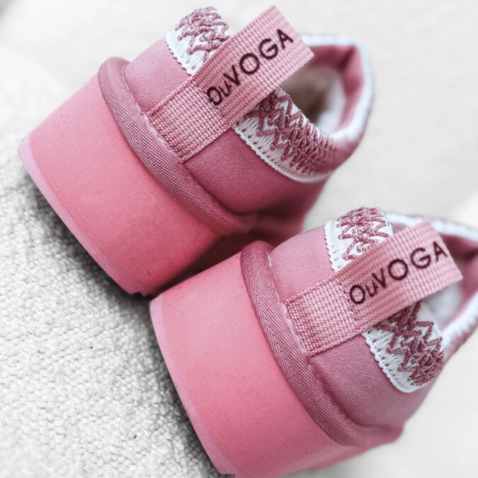 Buty śniegowce damskie Olavoga Cusie różowe