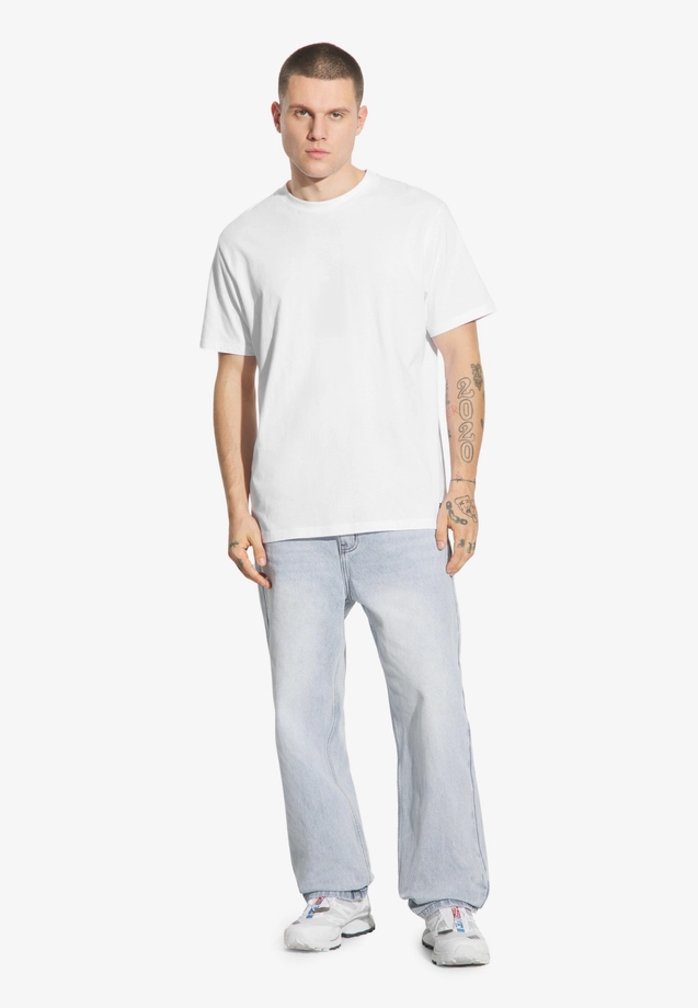 Spodnie męskie Jeans Regular Prosto Bunker niebieskie