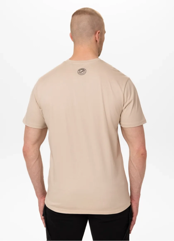 Koszulka męska T-Shirt Pit Bull Pitbull San Diego CA ultra kremowa