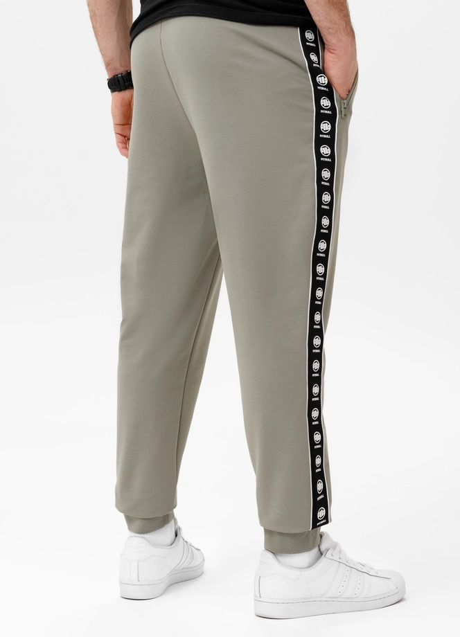 Spodnie męskie dresowe Pitbull Pit Bull Tape Nugget dusty salvia