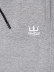 Spodnie dresowe męskie Baggy Jigga Wear Logo Drawcord ciemno szare